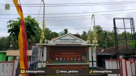 Penjor Peringatan Hari Jadi  Ke-195 Kabupaten Gunungkidul Tahun 2025